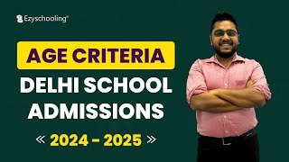 Age criteria for Delhi School Admissions 202425  Nursery  Kg  Class 1  Apply Now [upl. by Phelgen494]