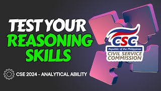 CSE 2024  Logic  Test Your Reasoning Skills [upl. by Guimond]