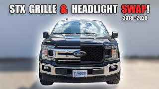 How to Replace the Grille amp Headlights on a 20182020 Ford F150 [upl. by Welles]