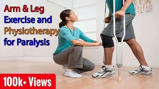 Simple Arm amp Leg Exercise and Physiotherapy for Paralysis [upl. by Aenahs]