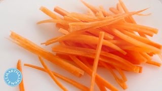 How to Julienne Carrots with Martha Stewart [upl. by Bessy668]