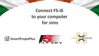 Flysky fsi6 Setup for Sims with SmartPropoPlus [upl. by Zaccaria]