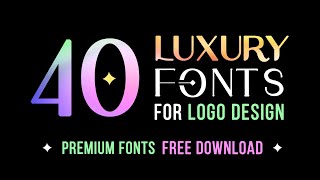 40 Luxury Adobe Stock Fonts For Logo Design  Adobe Stock Fonts [upl. by Noiram712]