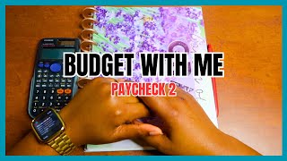 BUDGET WITH ME  2nd PAYCHECK  CC PAYMENT TOO HIGH  budgeting  SEPT 2024 [upl. by Amzaj126]