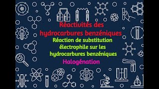 81 Réaction de substitution sur les hydrocarbures benzéniques Halogénation [upl. by Boyd515]