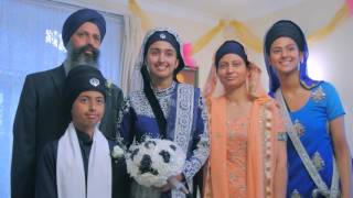 Amritdhari Sikh Wedding Video  Gursikh Wedding [upl. by Ahscrop395]