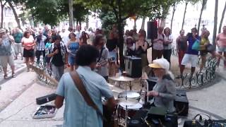 Little old lady shocks audience with drumming skills [upl. by Hukill]