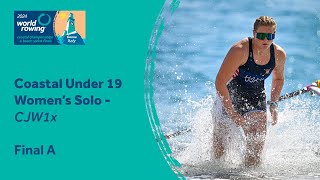 2024 World Rowing Beach Sprints Finals  Coastal Under 19 Womens Solo  Final A [upl. by Malilliw801]