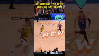 Knicks vs Pacers GOT HEATED after Donte got BULLDOZED😭 [upl. by Grimaldi611]