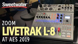 Sweetwater at AES 2019 — Zoom LiveTrak L8 [upl. by Greeson]