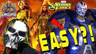 BIG BOY APOCALYPSE NODES 1 amp 2  MARVEL Strike Force  MSF [upl. by Einavoj]