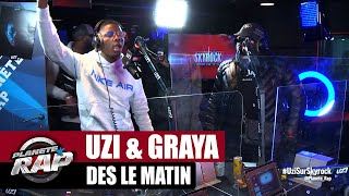 Exclu Uzi quotDès le matinquot ft Graya PlanèteRap [upl. by Euqirat]