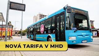 Nová tarifa v MHD [upl. by Drazze]