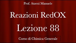 quotReazioni di Ossido riduzionequot L88  Chimica generale  ManueleAtzeni ISCRIVITI [upl. by Alexi]