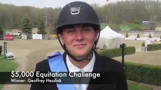 Geoffrey Hesslink  2014 Old Salem Farm Spring Horse Shows  Equitation Challenge [upl. by Bil]