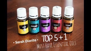 Sarah Diorita  My TOP 5  1 Must Have Essential Oils [upl. by Katuscha54]