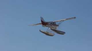 HD Beautiful Maule M7235C On Floats Takeoff CSU3 [upl. by Minor]