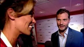 Jamie Dornan Chats Bromance And His Full Frontal 50 Shades Scene [upl. by Alamap]