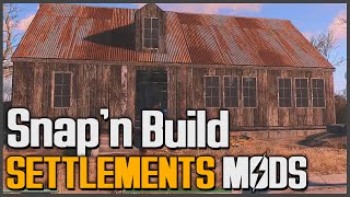 Fallout 4 Snapn Build Mods Homemaker amp Decorations for Settlements [upl. by Rudyard]