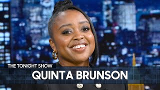 Quinta Brunson Had a Terrifying Magic RunIn with David Blaine  The Tonight Show [upl. by Nessa881]