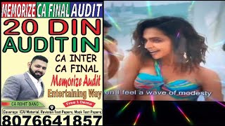 Memorize CA Inter Final Audit Law Concepts in 20 Days cainter cafinal law audit caintermediate [upl. by Aynot]