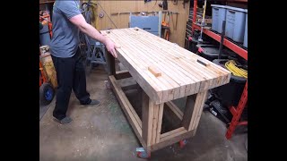 DIY  52 Workbench From Scrap Lumber [upl. by Calabrese]