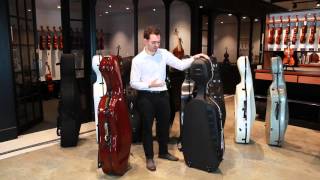 Cello Case Comparison  Bam Gewa Hiscox Kreisler amp SSC [upl. by Ottie]