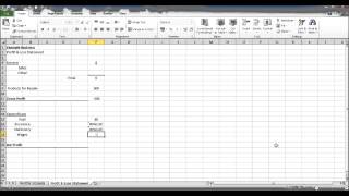 Create a Bookkeeping Spreadsheet using Excel  Part 5 [upl. by Hadnama]