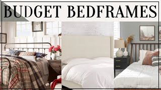 Top 5 Affordable Bed Frames  Upholstered Beds Wood Beds and Metal Beds [upl. by Bencion83]