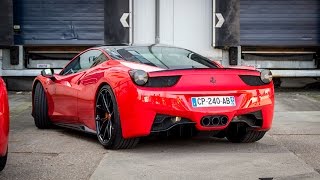 Novitec Rosso Ferrari 458 Italia  Loud Revs  5x Ferrari 458 Italia Accelerations [upl. by Dnumyar969]