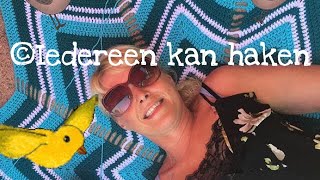 ♥️ iedereenkanhaken deel2stertafel kleed crochethakentutorialnederlandskooppatroon [upl. by Stead563]