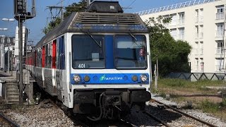 Transilien L  Z 6400  Poissy amp Achères [upl. by Namlaz]