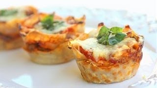 How to Make Lasagna Cupcakes Our New Favorite Appetizer [upl. by Nohsid]