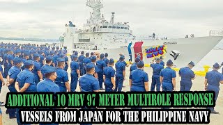 Additional 10 MRV 97 Meter Multirole Response Vessels from Japan for the Philippine Navy [upl. by Ehrman35]