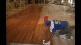 Installing Hardwood Floors Over Concrete [upl. by Annawoj]