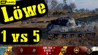 World of Tanks Löwe Replay  7 Kills 46K DMGPatch 161 [upl. by Lirbaj]