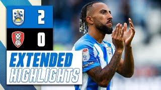 EXTENDED HIGHLIGHTS  Huddersfield Town 20 Rotherham United [upl. by Zulch]