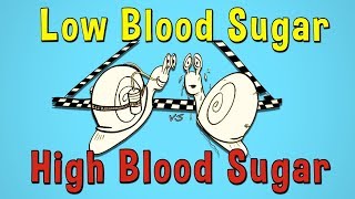 Low Blood Sugar vs High Blood Sugar [upl. by Sivrup]