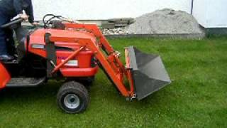 Rasentraktor Eigenbau Hydraulik Frontlader Homemade Lawn Mower Front End Loader [upl. by Hellah181]