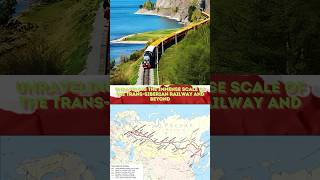 TransSiberian Railway the worlds longest railway track sciencefacts railways [upl. by Anilrahc]