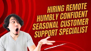 Remote Humbly Confident Seasonal Customer Support Specialist job at YNAB  Open to people worldwide [upl. by Aicilat579]