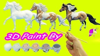 DIY Breyer 3D Paint by Number Pinto Paint Resin Pony Do It Yourself Painting Kit Review [upl. by Chancellor]