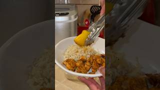 HONEY GARLIC SALMON BITES inthekitchen viral salmondinner [upl. by Aivatnuhs]