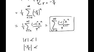 Math 3B Section 119 Representations of Functions as Power Series [upl. by Nylkaj]