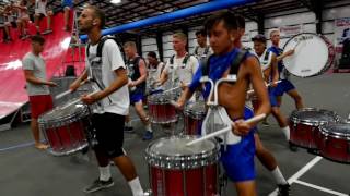 Bluecoats 2016 Drumline  On Field Battery Cam [upl. by Vanhomrigh163]