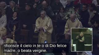 Venerdì 8 dicembre 2023  Pontificale Solennità Immacolata Concezione [upl. by Kylander]