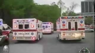 Dozens of Ambulances amp Hundreds of EMTs at a Rally To Save The New Jersey EMT Training Fund [upl. by Ynavoj747]