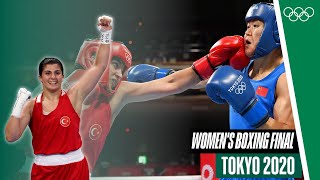 Boxing Womens Welter 6469kg Final  Tokyo 2020 Replays [upl. by Elsilrac228]