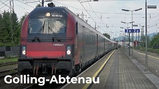 Osterreichisch Züge Vlog 82  Golling Abtenau Bahnhof 21052023 [upl. by Charmaine88]