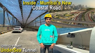 Mumbais New Under Water Tunnel Coastal Road  Detailed Tour 😍  Marine Drive to Worli in 10Mins [upl. by Schultz]